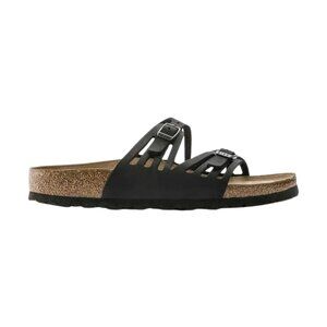 Birkenstock Women's Granada Sandal – Black | Soft Footbed, Dual-Strap Comfort, C